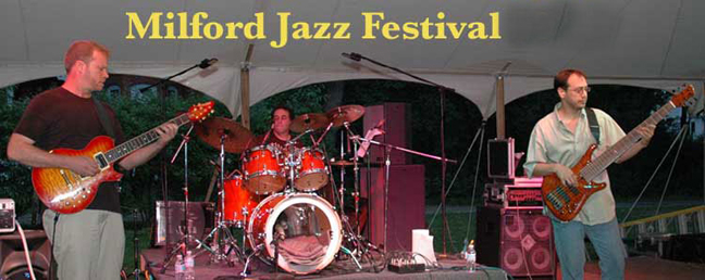 Burr Johnson Band at Milford Jazz Festival
